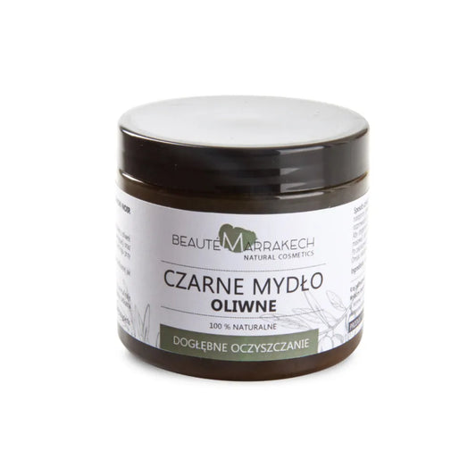 Czarne Mydło Oliwne Savon Noir 200 g - Beaute Marrakech